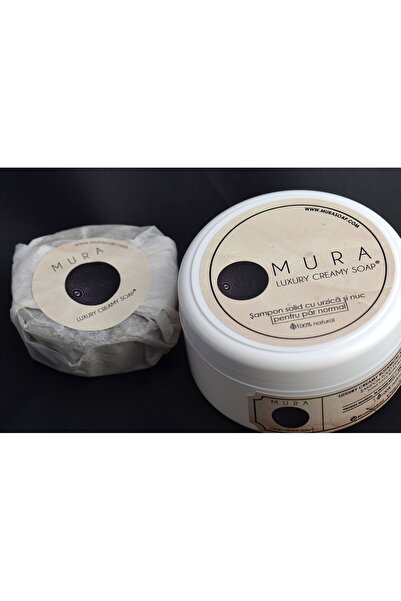 Mura Soap Săpun pentru păr - șampon solid cu urzică și nucă pentru păr normal