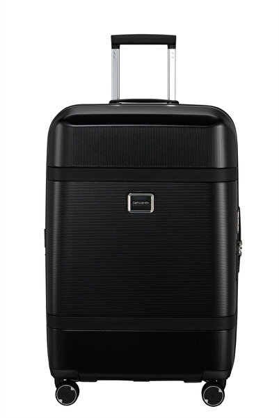 Samsonite Image Siyah - 4 Tekerlekli Körüklü 69/25 Orta Boy Valiz