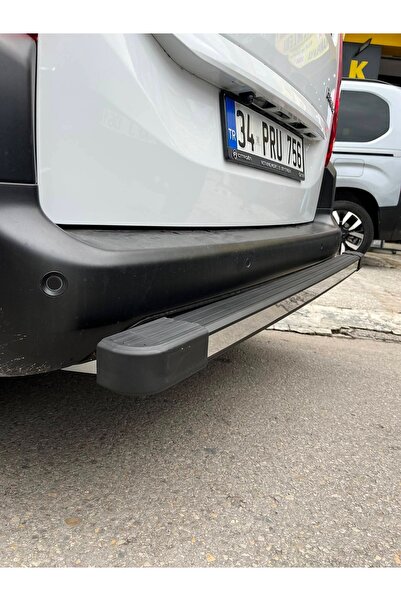 GR-Dizayn DOBLO-RİFTER-COMBO-BERLİNGO-PROACE ARAÇLARA ÖZEL KROM ARKA BASAMAK
