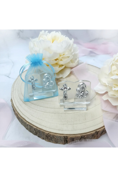 Invitatii Originale Εμβληματικό βιβλίο σε ΜΠΛΕ τσάντα - Σετ Πάνω-Κάτω 10 τεμάχια