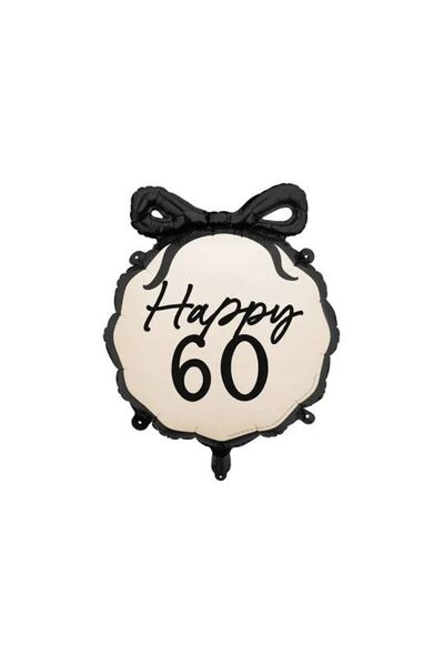 Partydeco Balon de folie pastilă Happy 60 18cal (FB266-60)