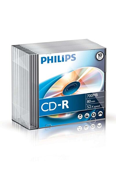 Philips CD-R 700 MB 52x 10 bucăți (CR7D5NS10/00)