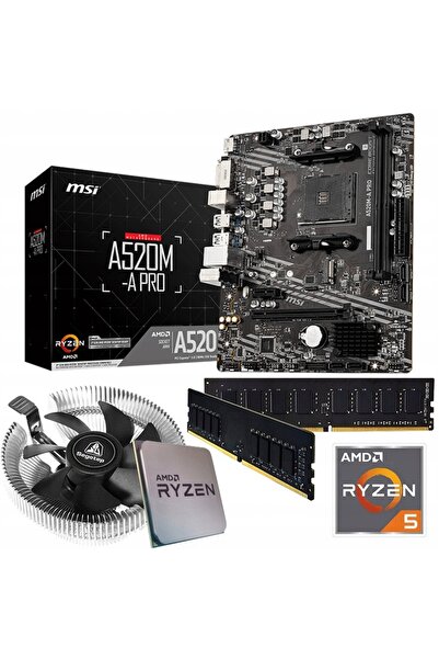 Kraft&dele Placă de bază MSI A520M-A PRO micro ATX AMD Ryzen AM4 2x DDR4