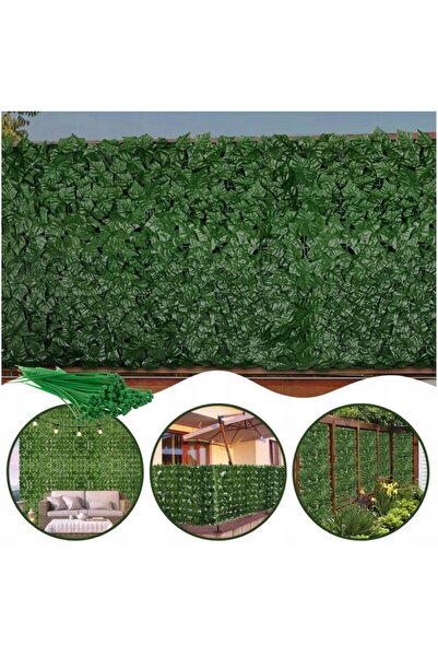 Kraft&dele Spirulă artificială tip gard viu pentru perete 1,5x20m, plasă verd...