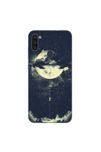 OEM Husa compatibila cu Samsung Galaxy A11 Silicon Gel Tpu Model Moon Climbing