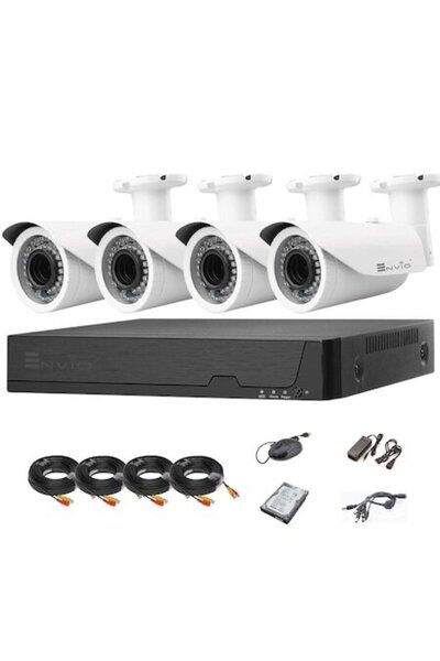 Envio Sistem de supraveghere video cu 4 camere 5 MP