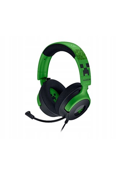 RAZER Căști cu fir cu microfon Kraken V4 X, de tip over-ear, Minecraft