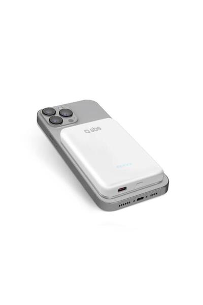 SBSAATGUMUSAKSESUAR Powerbank SBS TEBB5000MAGSPD20W 5000 mAh PD 20W Încărcare...