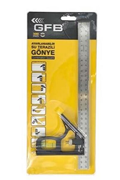 GFB AYARLANABİLİR SU TERAZİLİ GÖNYE 30CM (1 adet)