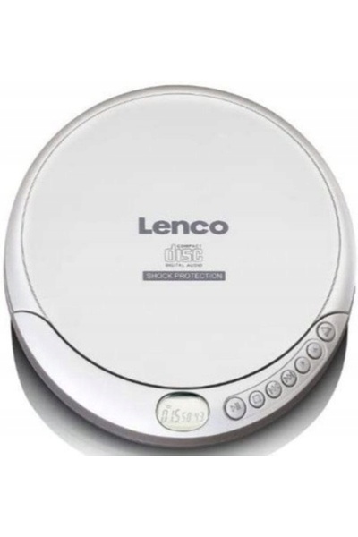 Lenco Player audio MP3 CD CD-201 LCD Căști Argintiu