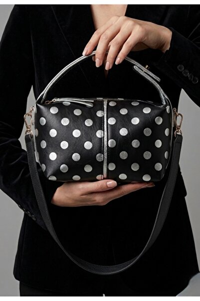 KIRASE New Trend Polka Dot Multi-Purpose Stylish Design Hand and Shoulder Bag...