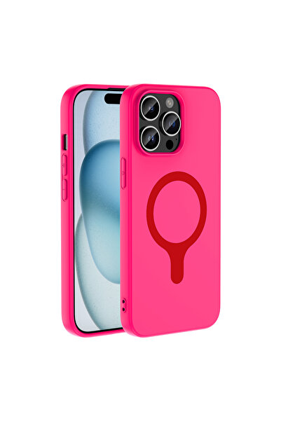 Nezih Case iPhone 16 Pro Max Uyumlu Magsafe Sarj Destekli Soft Design Premium...