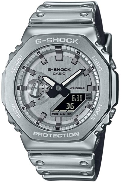 G-SHOCK Ceas sport din oțel pentru bărbați GM-2100YM-8AER, rezistent la șocuri