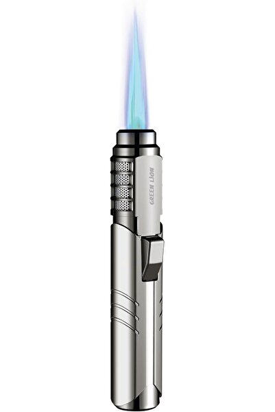 Green Lion Jet Flame Windproof Lighter, GTL-50 Refillable Butane Torch, 1300 ...