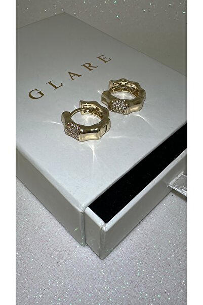 GLARE JEWELRY CO Ring Model Xuping Brand Stainless Steel Earrings with Zircon...