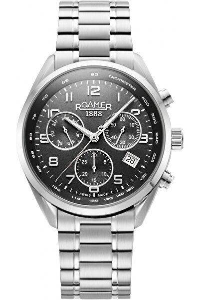 Roamer Ceas bărbătesc 993819 41 44 20 — ceas sport din oțel inoxidabil, potri...