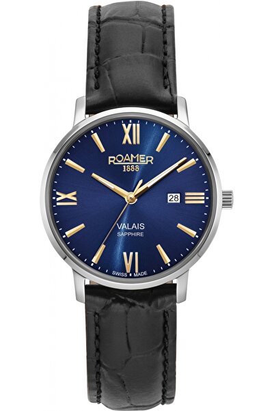 Roamer Ceas de damă 958844 41 41 05 — Albastru marin, Clasic, pentru cupluri