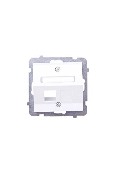 OSPEL Carcasă priză computer AS simplă albă (GPK-1GS/P/00)