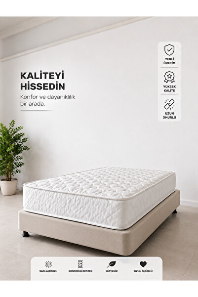 Nirvana BEDDİNG 90/190 cm 22 cm Tek Kişilik Full Ortapedik Sünger Yatak.Öğren...