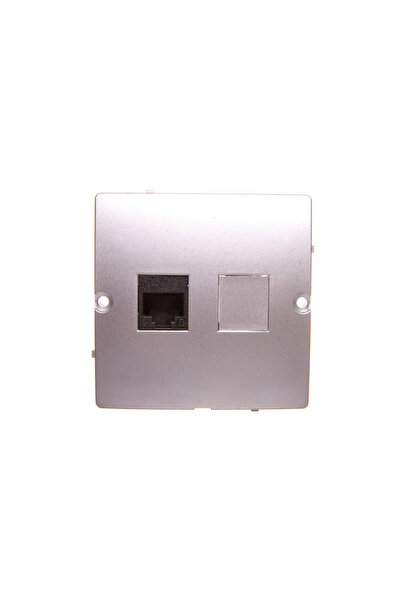 Kontakt-Simon Soclu computer Simon Basic unic RJ45 cat. 5e argintiu mat (BMF5...