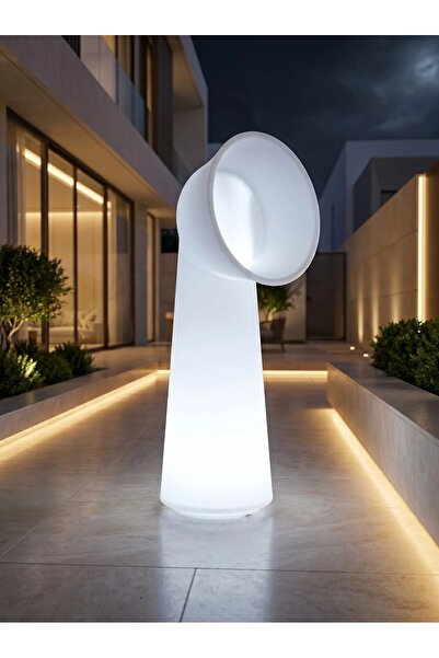 MYASEM STORE Ora Modern Medium Size Led Lighting Flowing Design Lldpe Plastic...