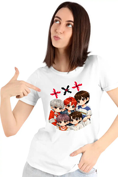 OEM Tricou Femei Tomorrow X Together Kpop Merch
