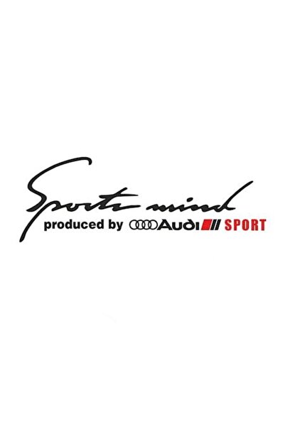 Oracal Autocolant auto Sports Mind AUDI, negru/roșu 30cm