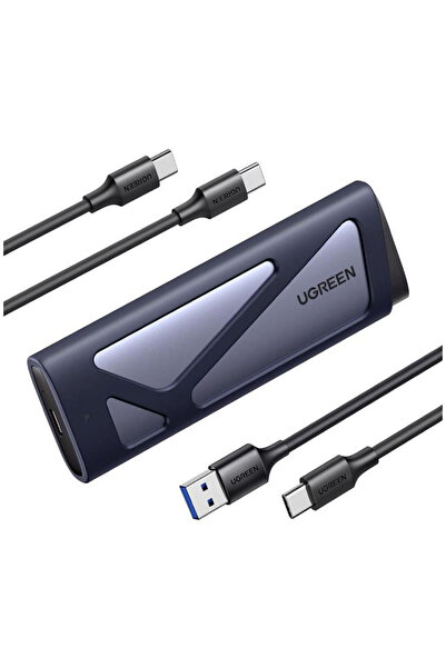 Ugreen Θήκη M.2 SATA III NVME με σύνδεση Type-C σε γκρι χρώμα