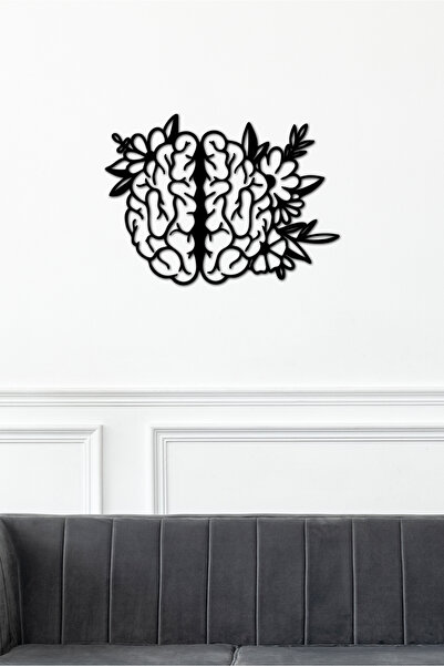 To Design Lab Pictură decorativă cu tematică de psihiatrie, cu creier și flor...