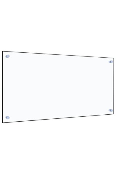 vidaxl Paravan transparent pentru bucătărie 80 x 40 cm Sticlă securizată