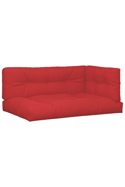 vidaxl Pernuțe pentru paleți, 7 buc. roșu, material textil