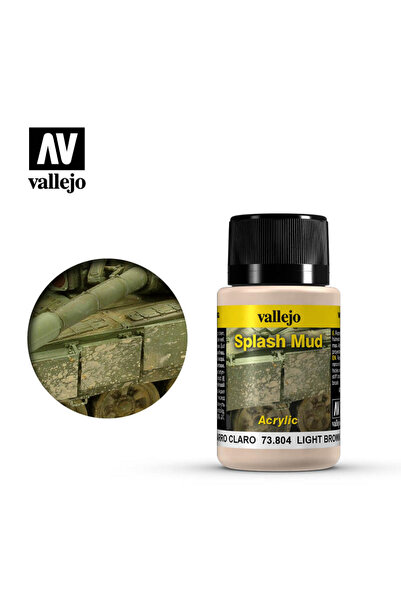 Vallejo 40ml Εφέ Φθοράς - Ανοιχτό Καφέ Λάσπη με Εφέ Πιτσιλίσματος #   73804