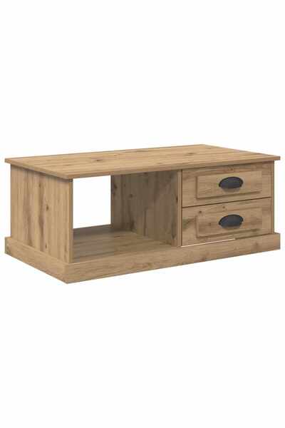vidaxl Masă de cafea Stejar Artizanal 90 x 50 x 35 cm Lemn compozit