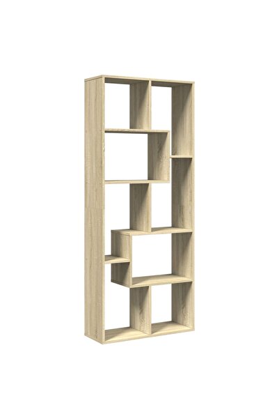 vidaxl Bibliotecă/separator cameră stejar sonoma 67x25x161,5 cm lemn