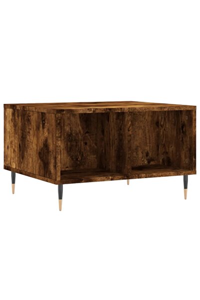 vidaxl Măsuță de cafea, stejar fumuriu, 60x50x36,5 cm, lemn compozit