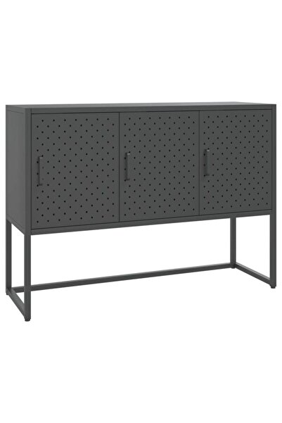 vidaxl Comodă, antracit, 105 x 35 x 75 cm, oțel