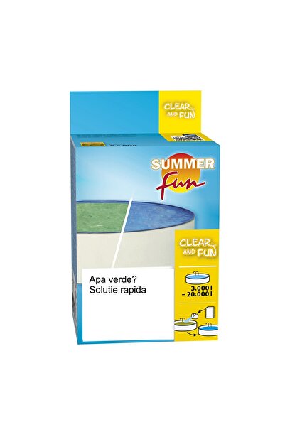 Summer Fun Tratament pentru piscină verde, granulat, Distracție de vară, Limb...