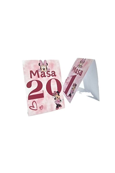 OEM Set de numere de masă M11, Carton, Minnie Mouse, 20 buc.