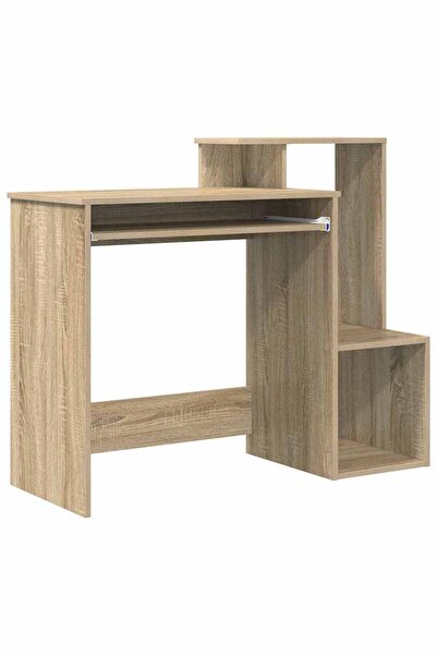 vidaxl Birou cu sertar Stejar Sonoma 106 x 41 x 88.5 cm Lemn compozit