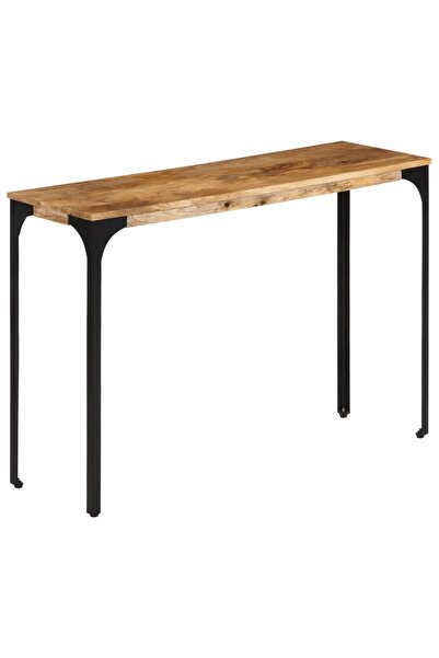 vidaxl Masă Consolă Maro 110x35x76 cm Lemn de Mango și Fier
