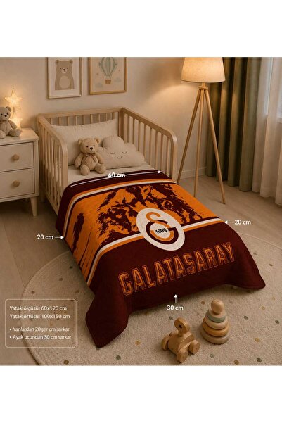Zorluteks Galatasaray Bebek Yatak Örtüsü 100*150