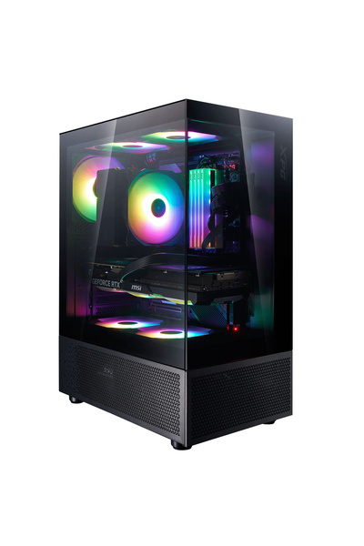 XPG Invader X Mini 5xARGB Fan Siyah 850W 80+Gold ATX Gaming (Oyuncu) Kasa
