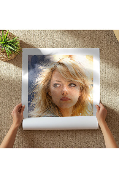 Pixaflair - Legends - Emma Stone - Çerçevesiz Poster