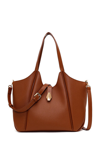 Derimod Women's Tan Long Strap Shoulder Bag 26Sbd2856Ft