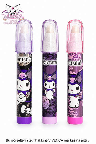 kuromi VİVENCA İLE YENİ SEZON LİSANSLI RENKLİ ROKET SİLGİ TEKLİ