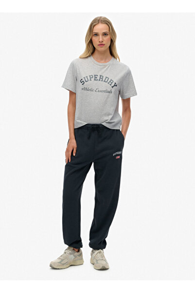 SUPERDRY Lacivert Kadın Logo Baskılı Eşofman Altı W7011169A