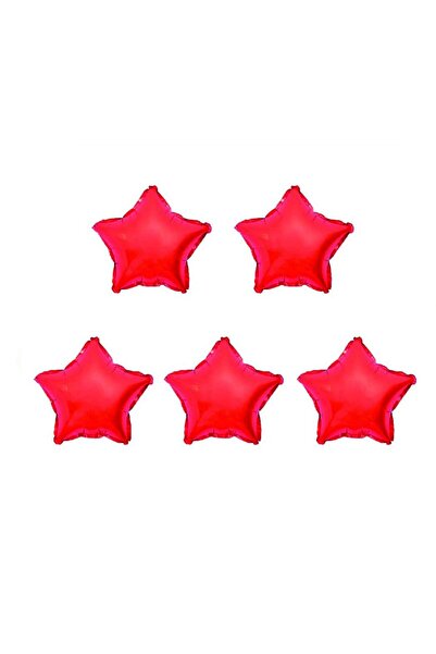 MP Mirific Party Set of 5 metallic foil balloons, stars, red Metallic Star, 2...