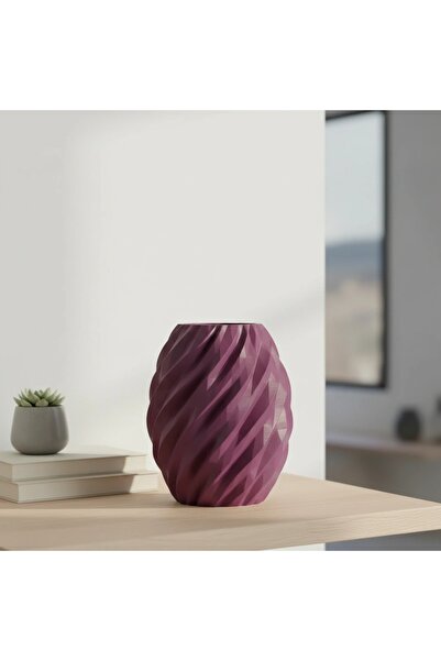 OEM Decorațiune de Perete Modernă Imprimată 3D - Design Geometric - Purple re...
