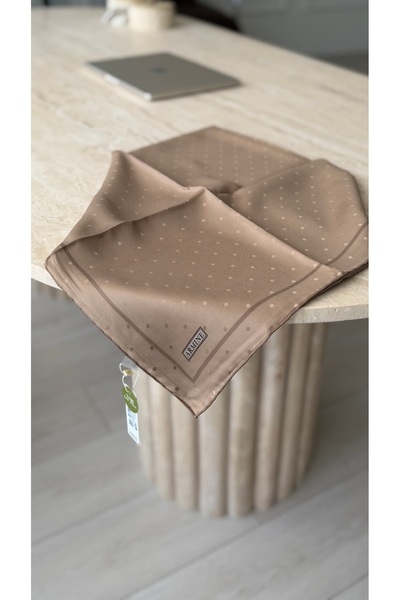 Armine 2026 Yeni Sezon Desenli saf twill İpek eşarp