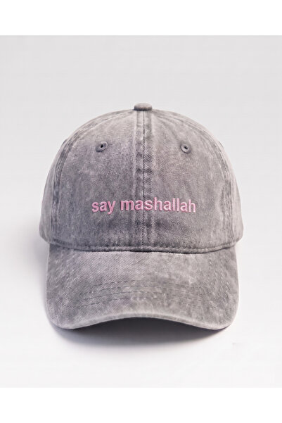 Tresore Say Mashallah Pink Embroidered Vintage Sports Hat Unisex / "Mashallah...